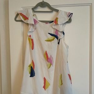 Short white dress